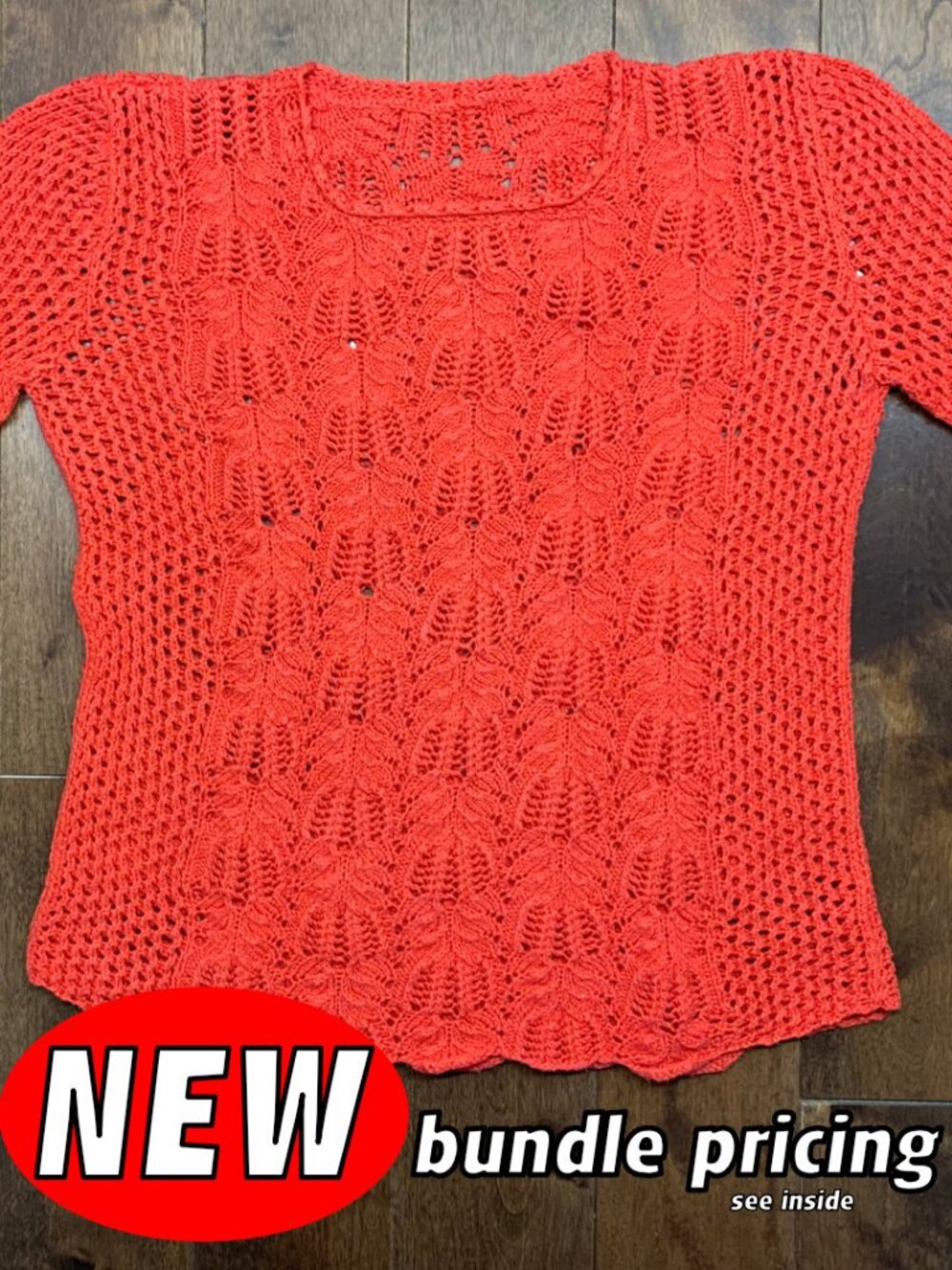 Unique! Handmade Crochet Long Sleeve Shirt